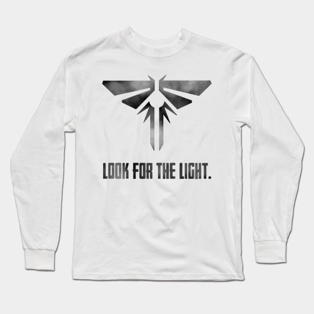 TLOU - Black and gray design Long Sleeve T-Shirt by Basicallyimbored